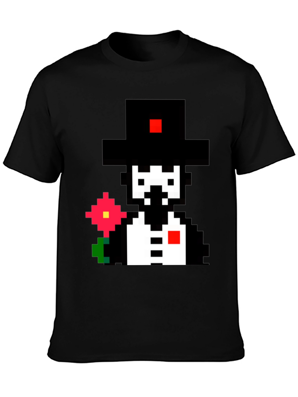 Pixel Art Gentleman T-Shirt