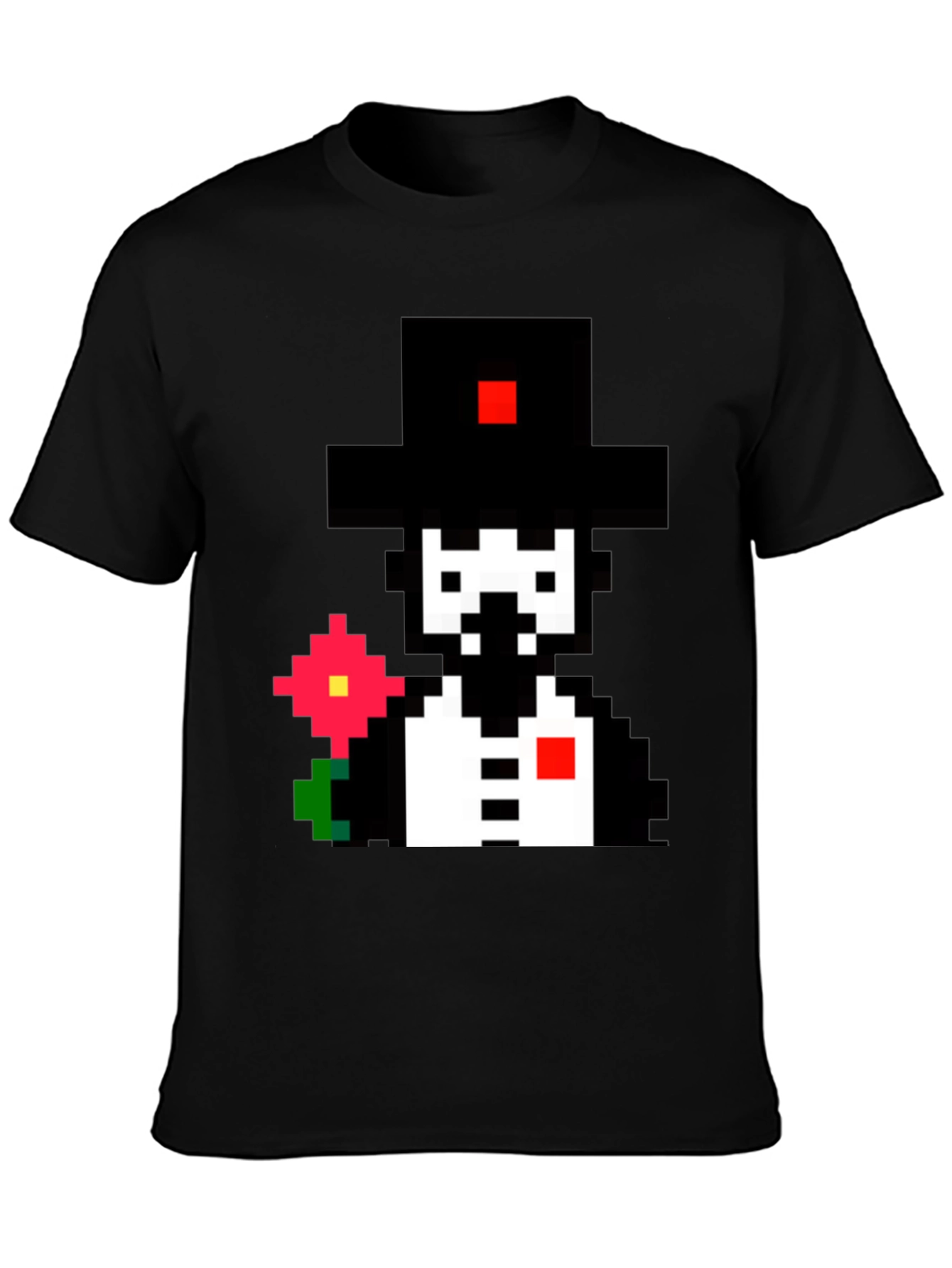 Pixel Art Gentleman T-Shirt