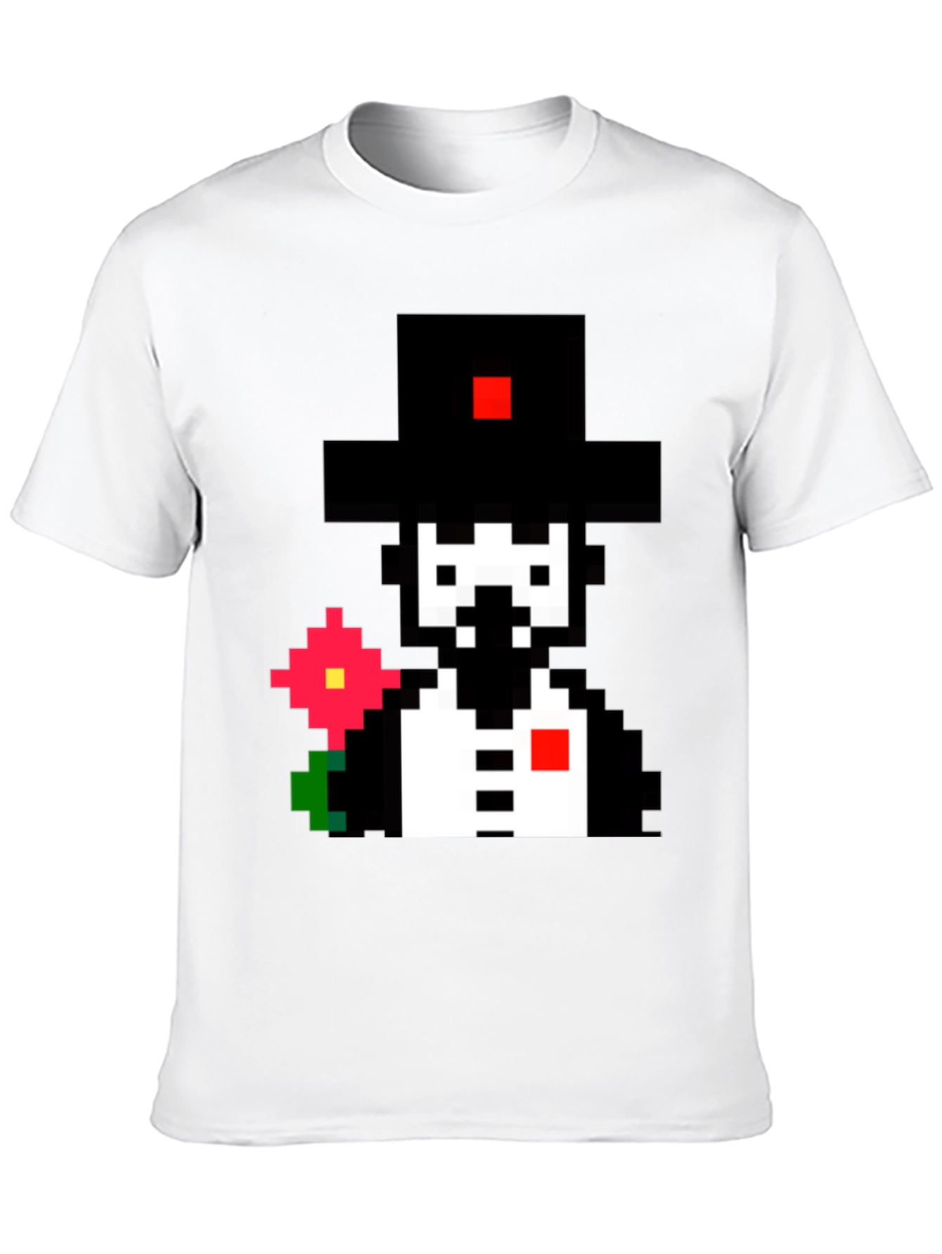 Pixel Art Gentleman T-Shirt