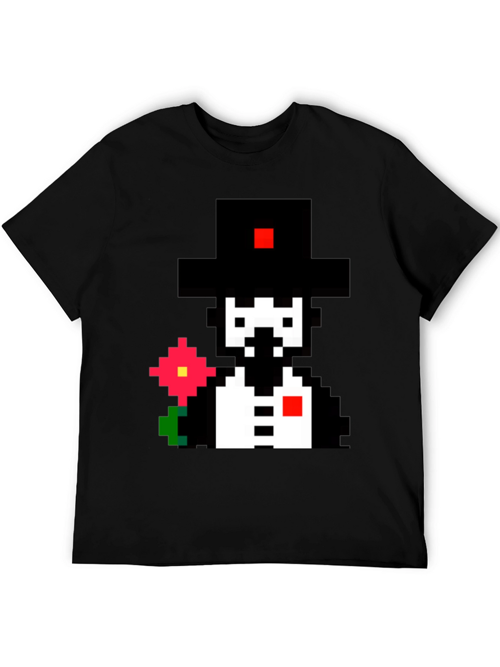 Pixel Art Gentleman T-Shirt