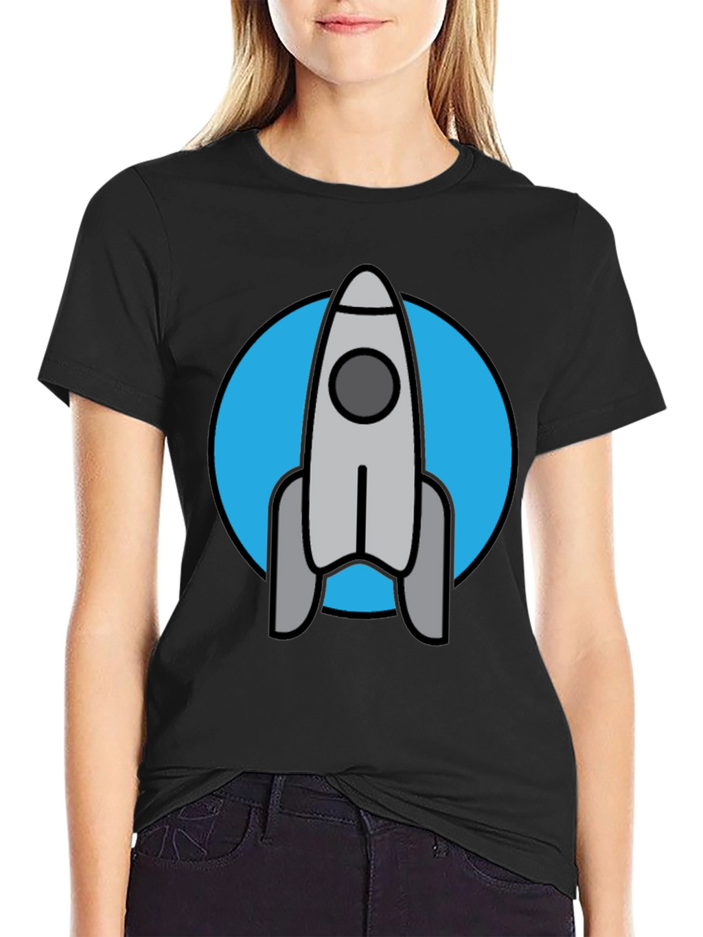 Rocket Graphic Tee - Blast Off in Style!