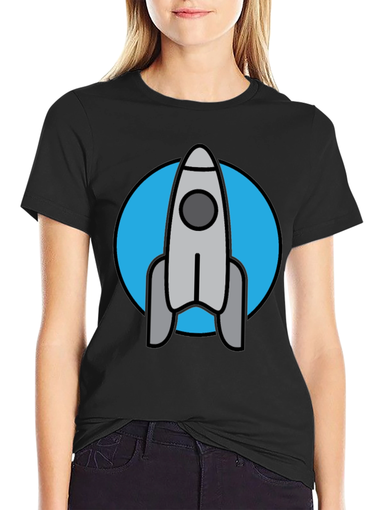 Rocket Graphic Tee - Blast Off in Style!