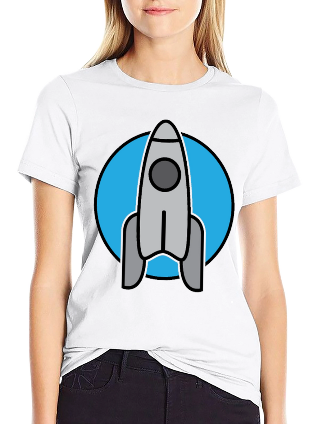 Rocket Graphic Tee - Blast Off in Style!