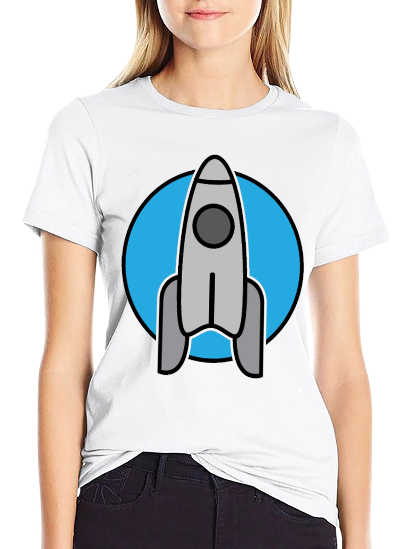 Rocket Graphic Tee - Blast Off in Style!