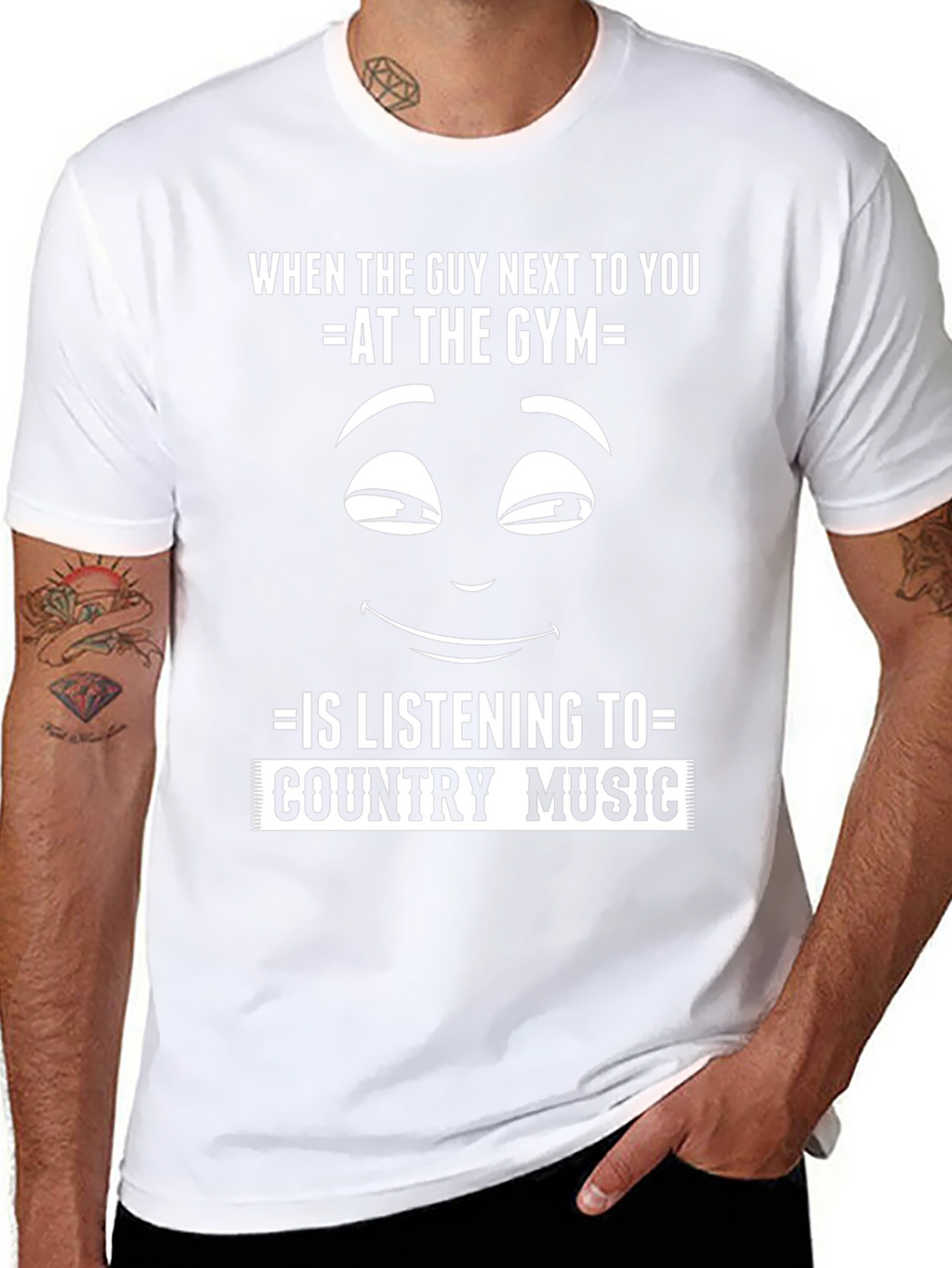 Funny Gym T-Shirt: Country Music Fan?