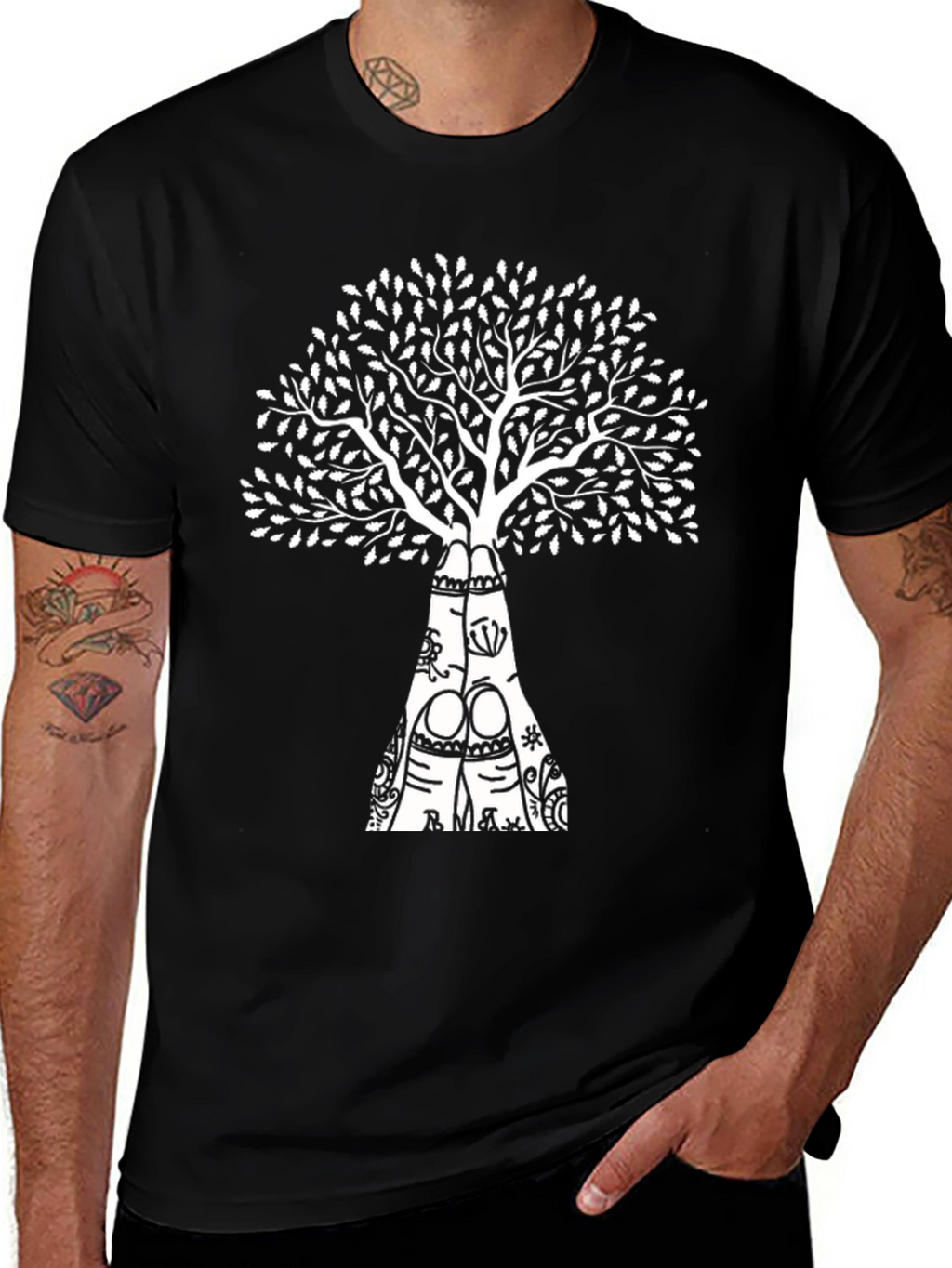 Tree of Life Black Graphic Tee