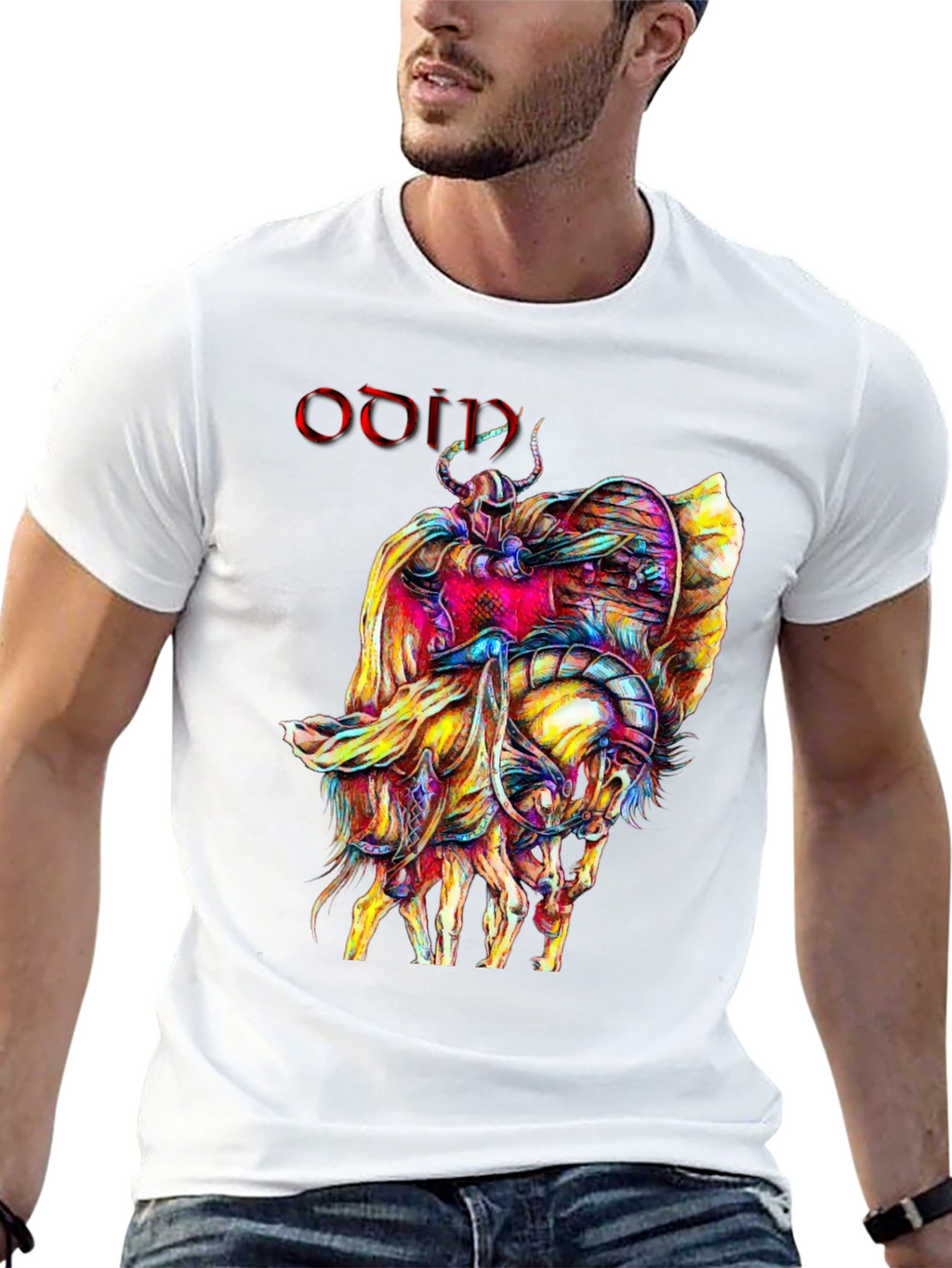 Odin T-Shirt Viking Norse Mythology Tee