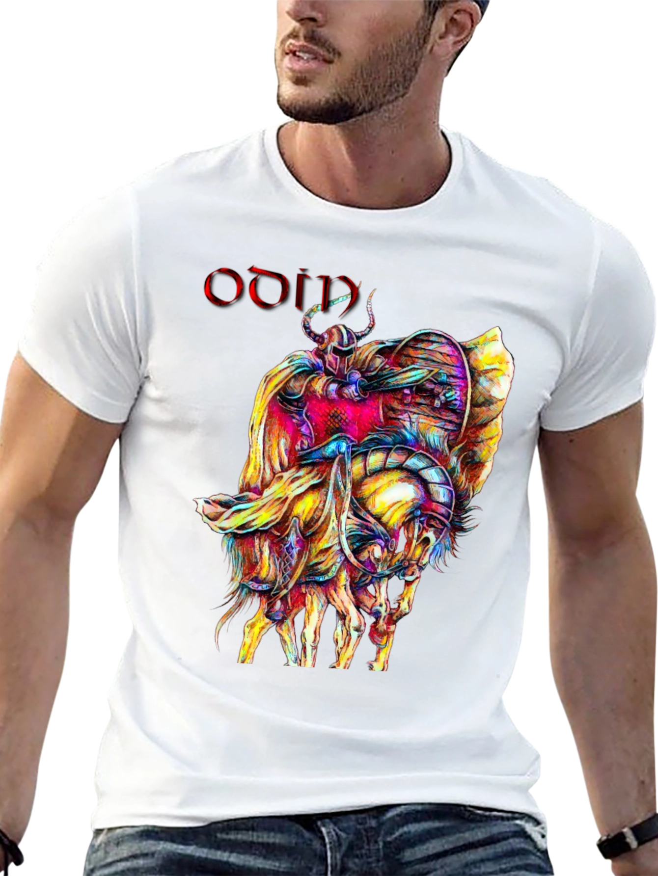 Odin T-Shirt Viking Norse Mythology Tee