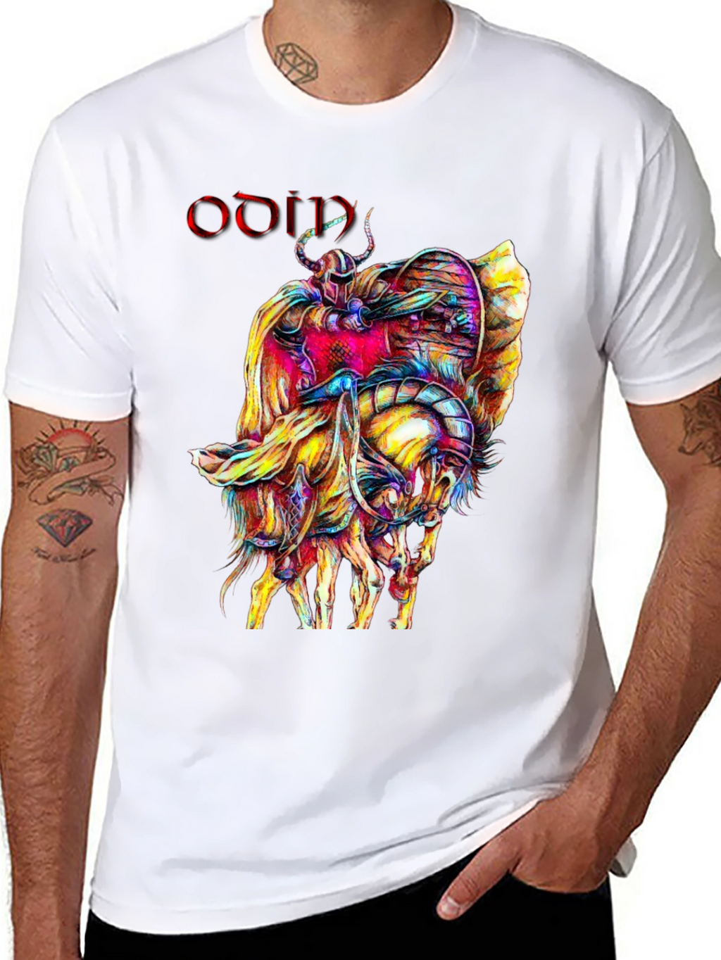 Odin T-Shirt Viking Norse Mythology Tee