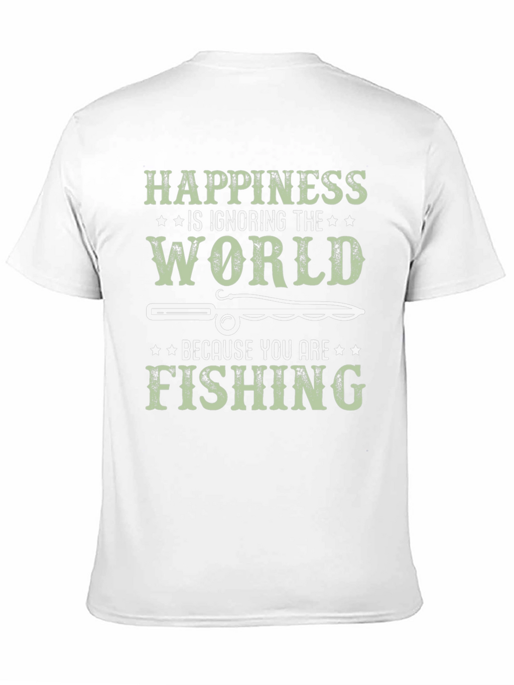 Happiness is Fishing T-Shirt - Anglers Dream!
