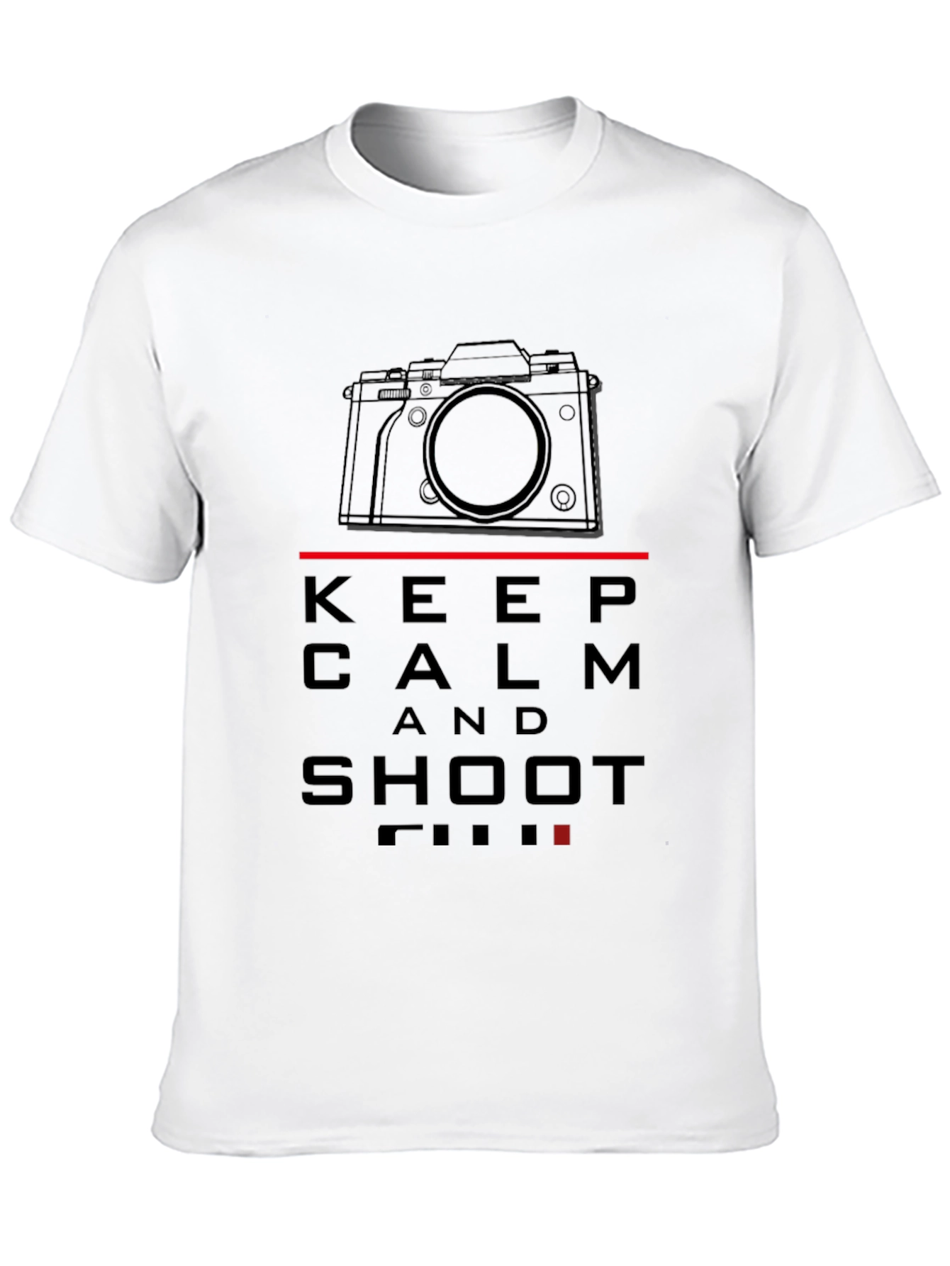 Keep Calm and Shoot Film Black T-Shirt