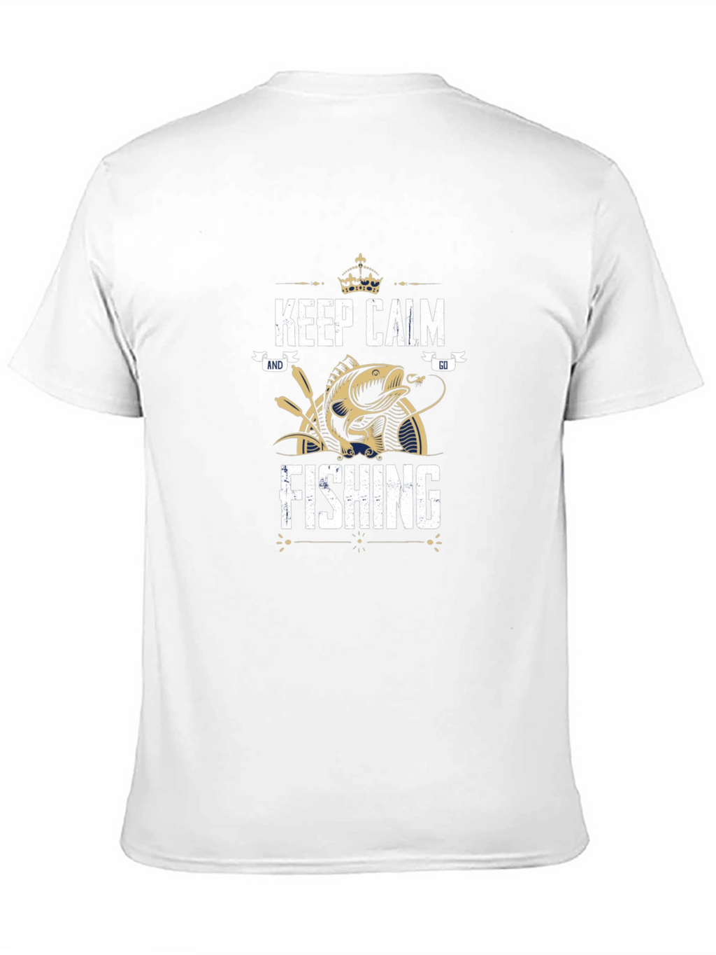 Keep Calm and Go Fishing Graphic T-Shirt