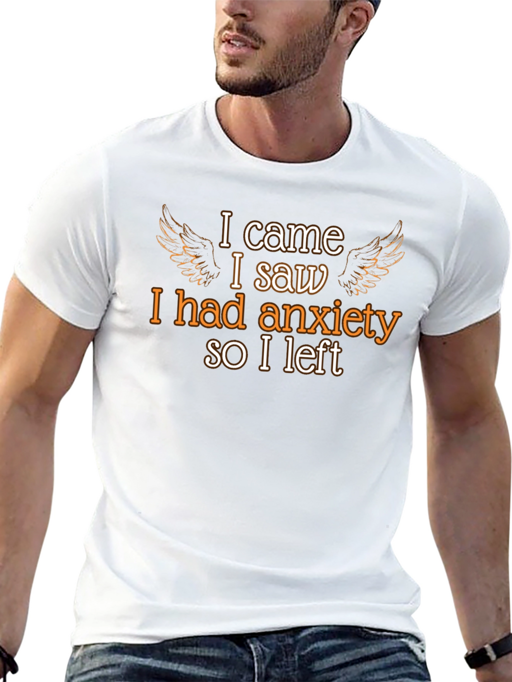 Anxiety T-Shirt - Humorous Graphic Tee