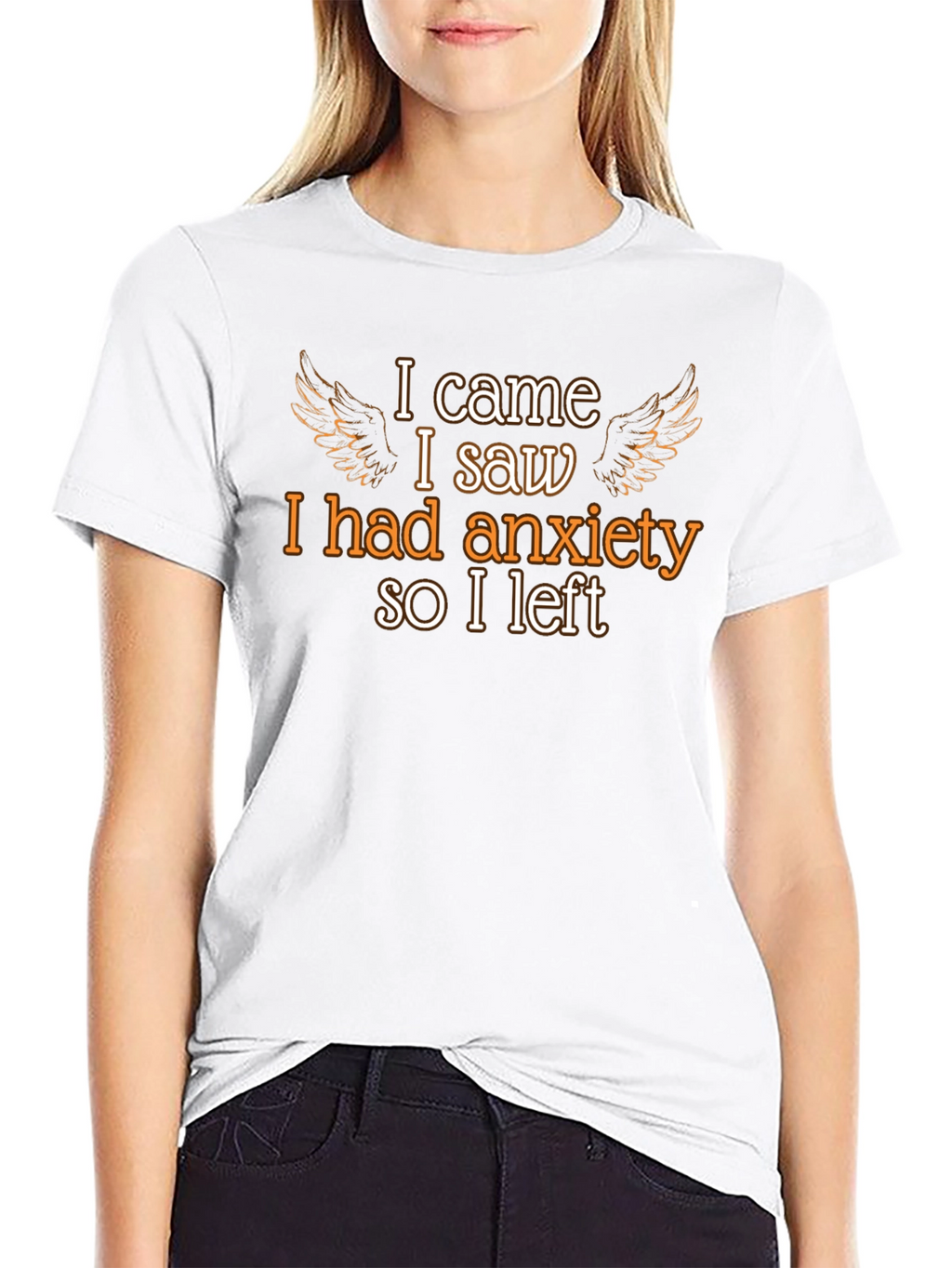 Anxiety T-Shirt - Humorous Graphic Tee