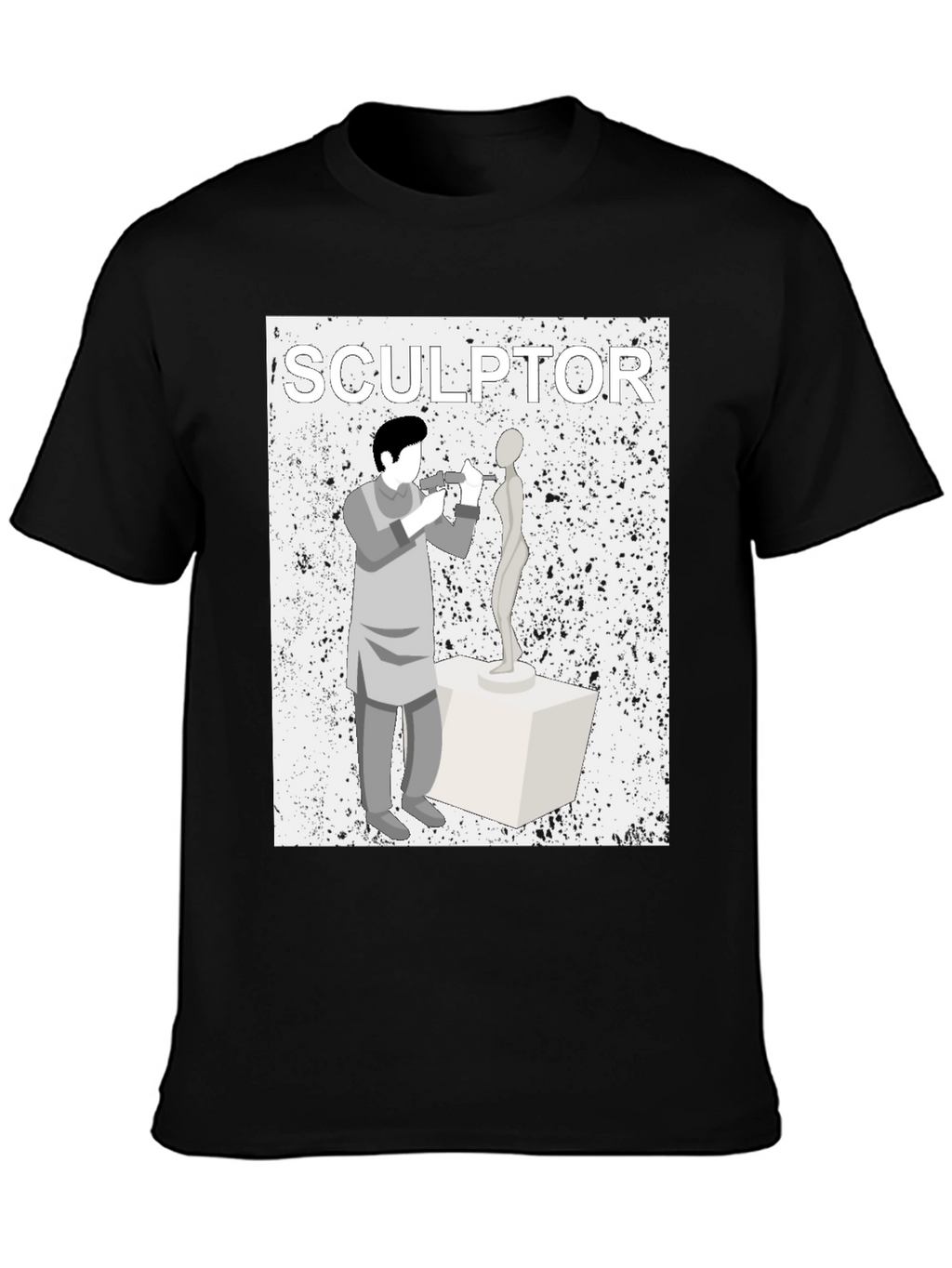 Sculptor Graphic T-Shirt - Artistic Design