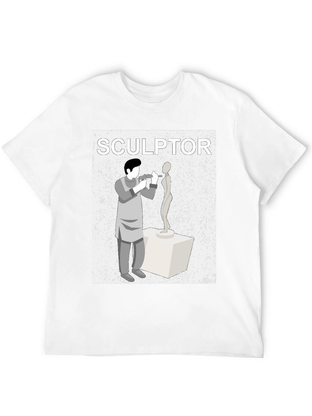 Sculptor Graphic T-Shirt - Artistic Design