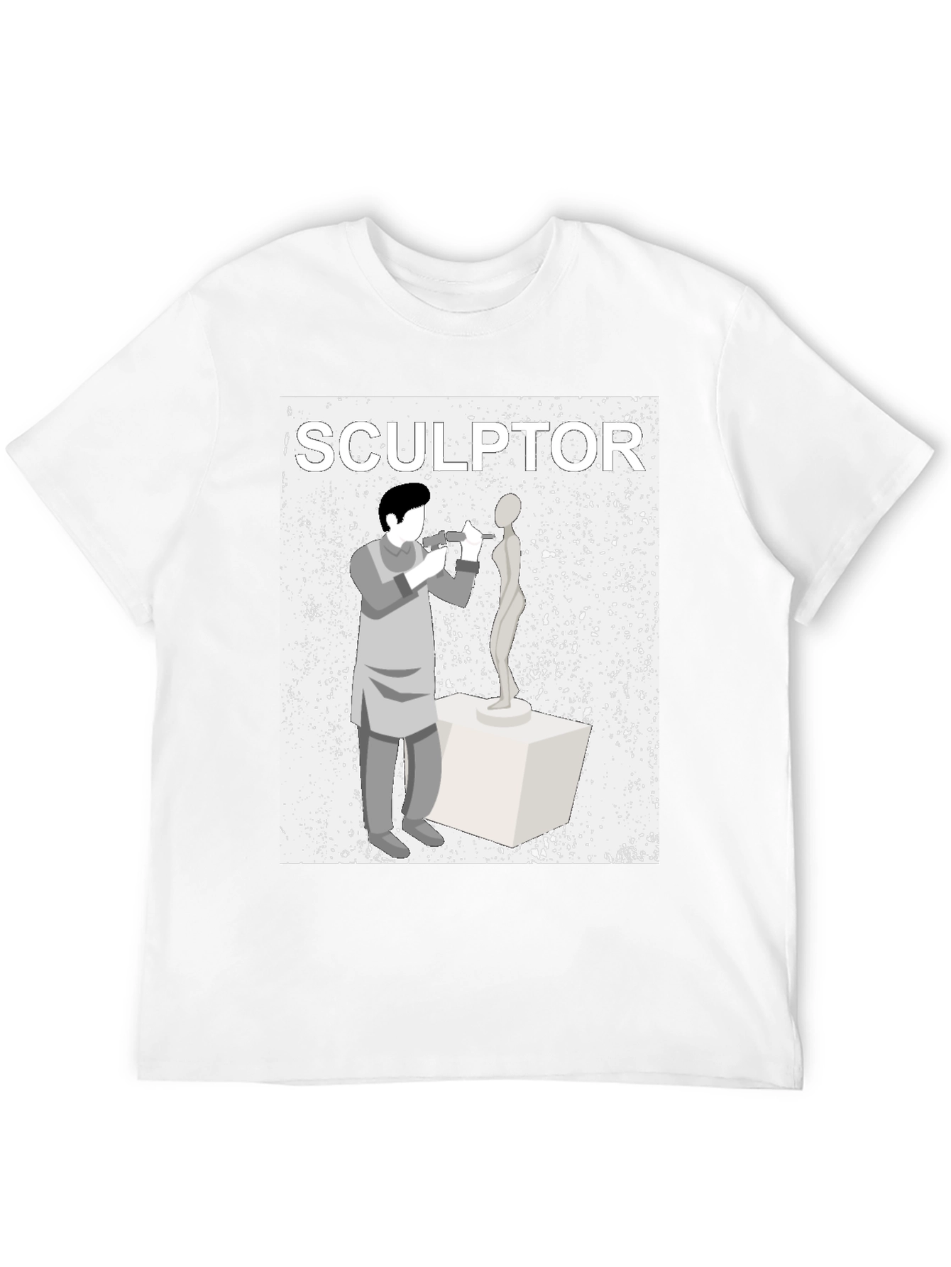 Sculptor Graphic T-Shirt - Artistic Design