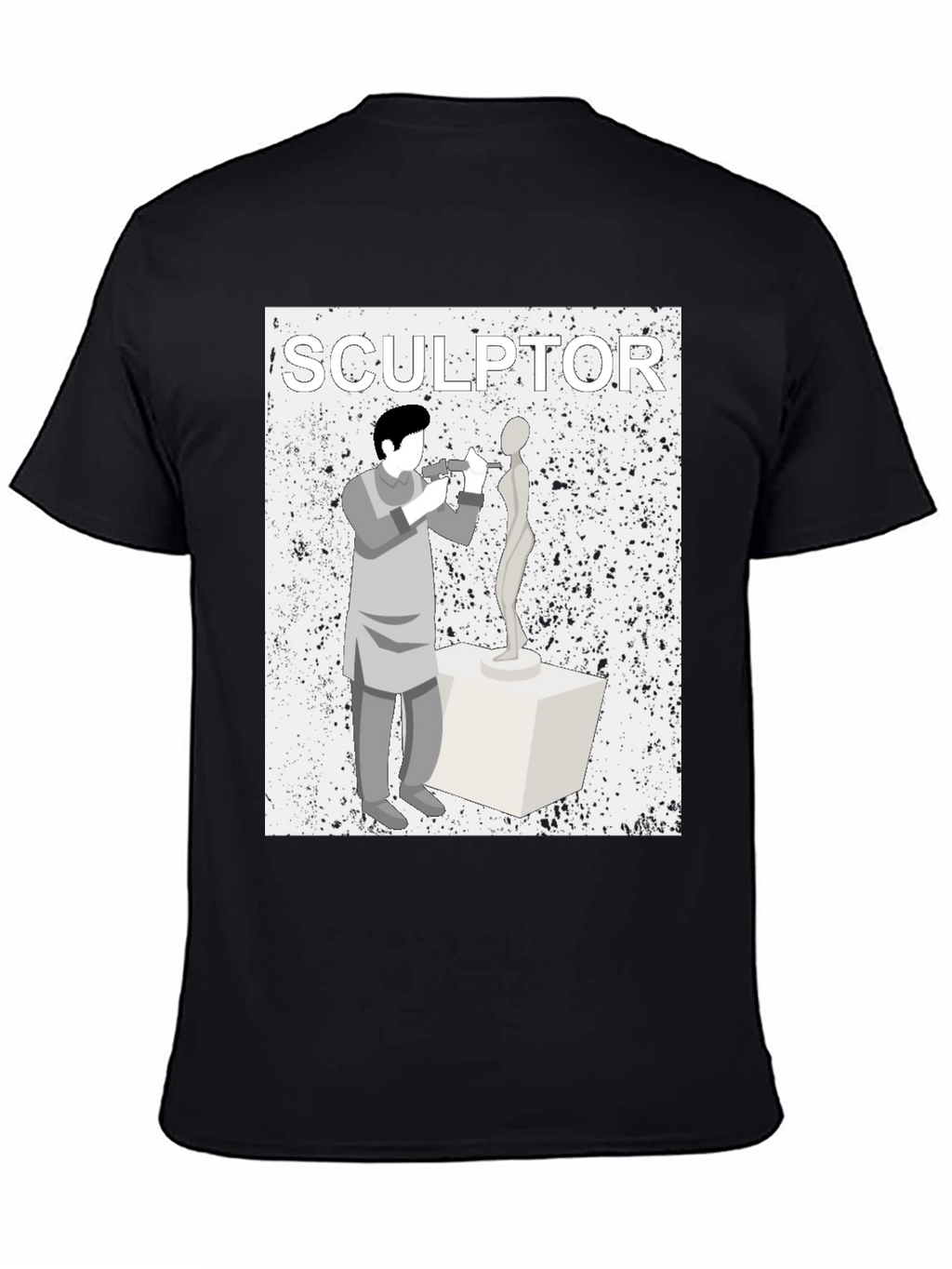 Sculptor Graphic T-Shirt - Artistic Design