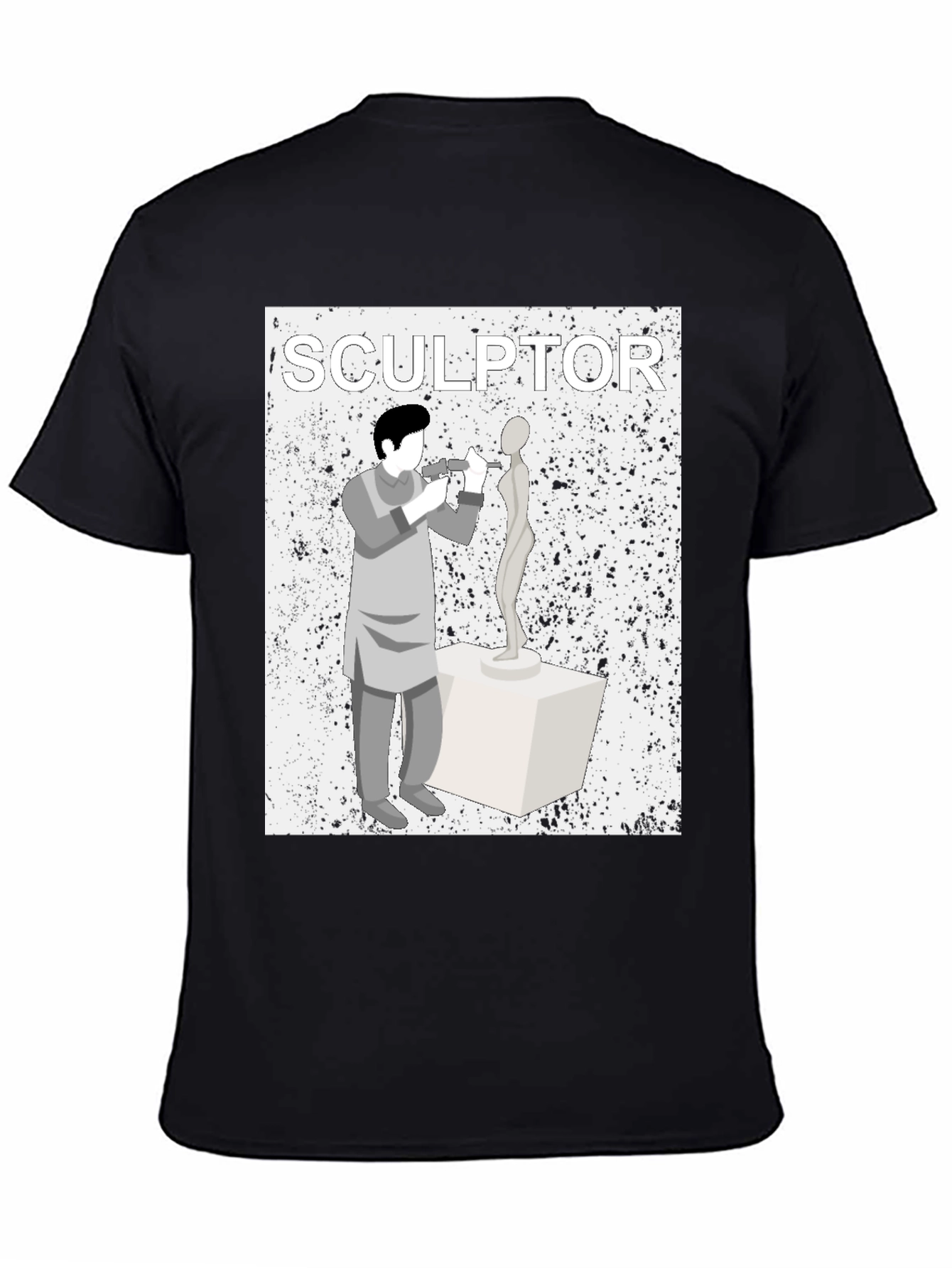 Sculptor Graphic T-Shirt - Artistic Design