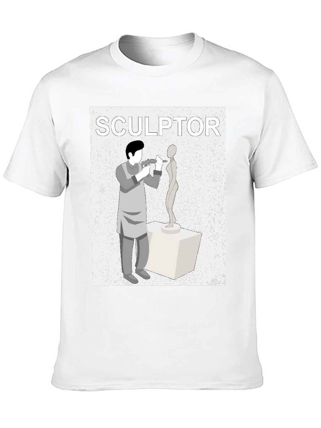Sculptor Graphic T-Shirt - Artistic Design