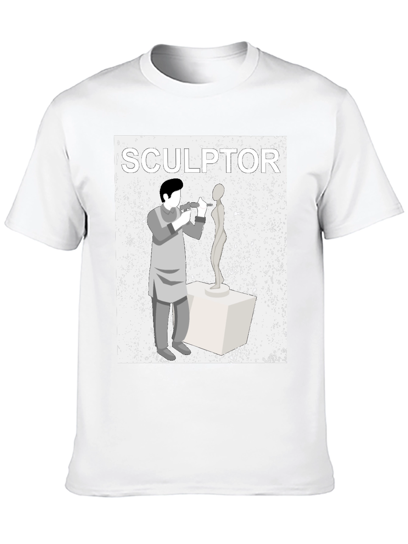 Sculptor Graphic T-Shirt - Artistic Design
