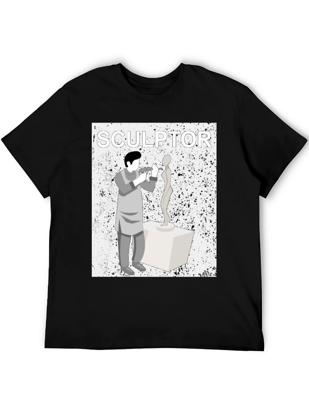 Sculptor Graphic T-Shirt - Artistic Design
