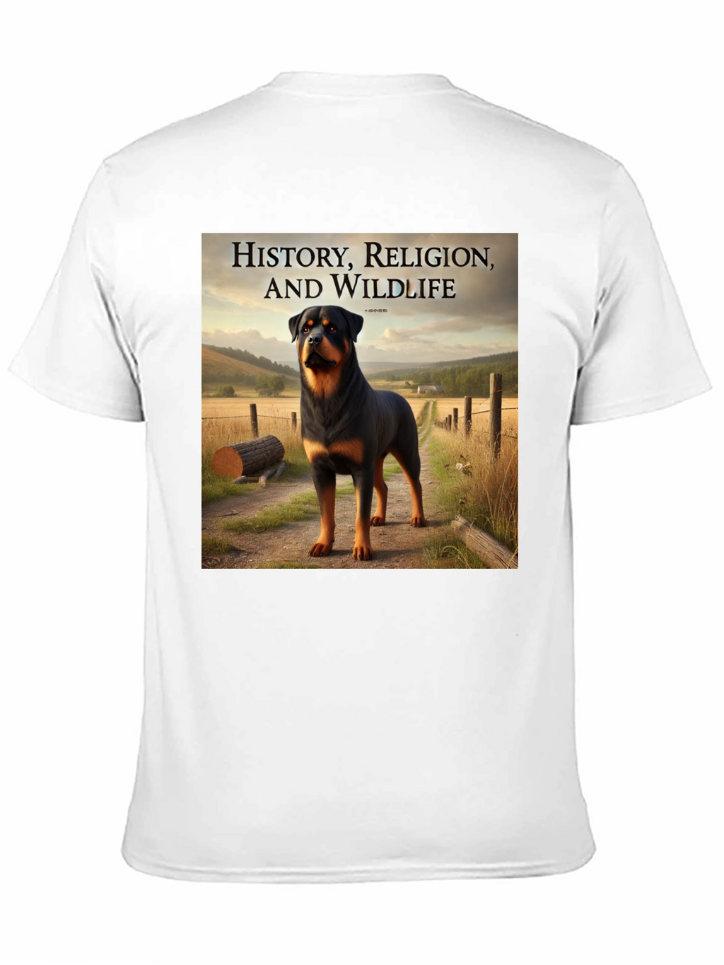 Rottweiler T-Shirt: History Religion & Wildlife Tee