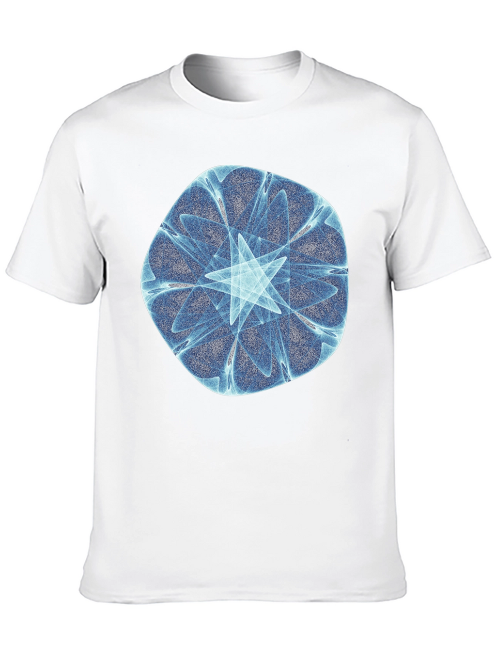Fractal Starburst Black T-Shirt