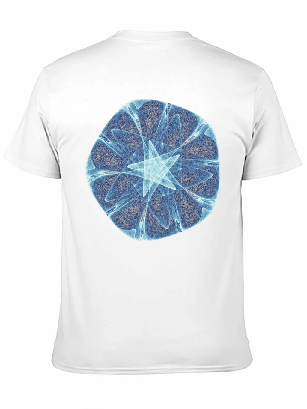 Fractal Starburst Black T-Shirt