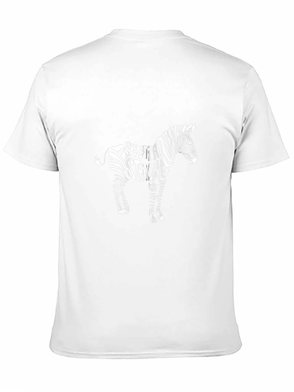 Zebra Strong Graphic T-Shirt - Black