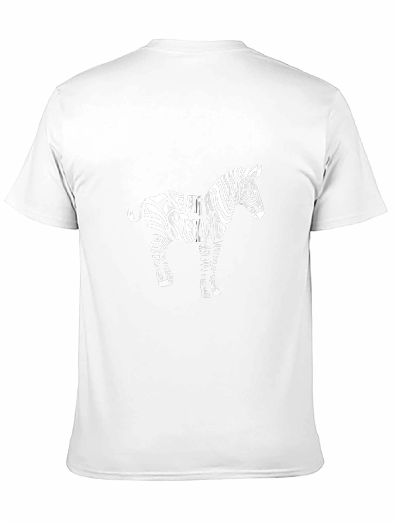 Zebra Strong Graphic T-Shirt - Black