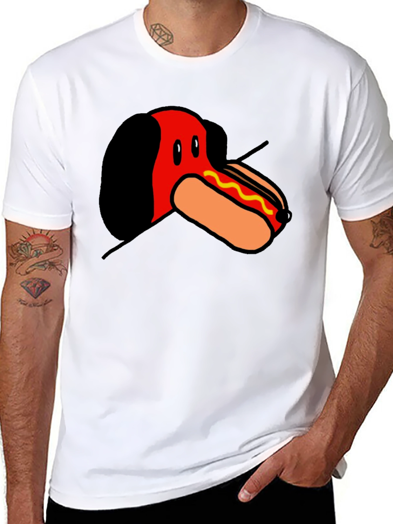 Hot Dog Dachshund T-Shirt - Funny Graphic Tee