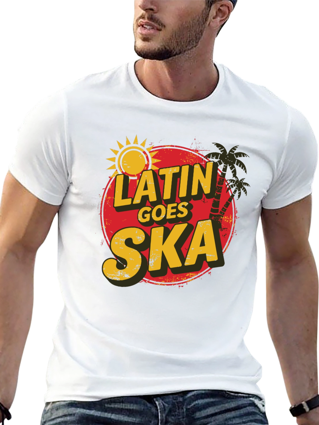 Latin Goes Ska Graphic Tee - Retro Style