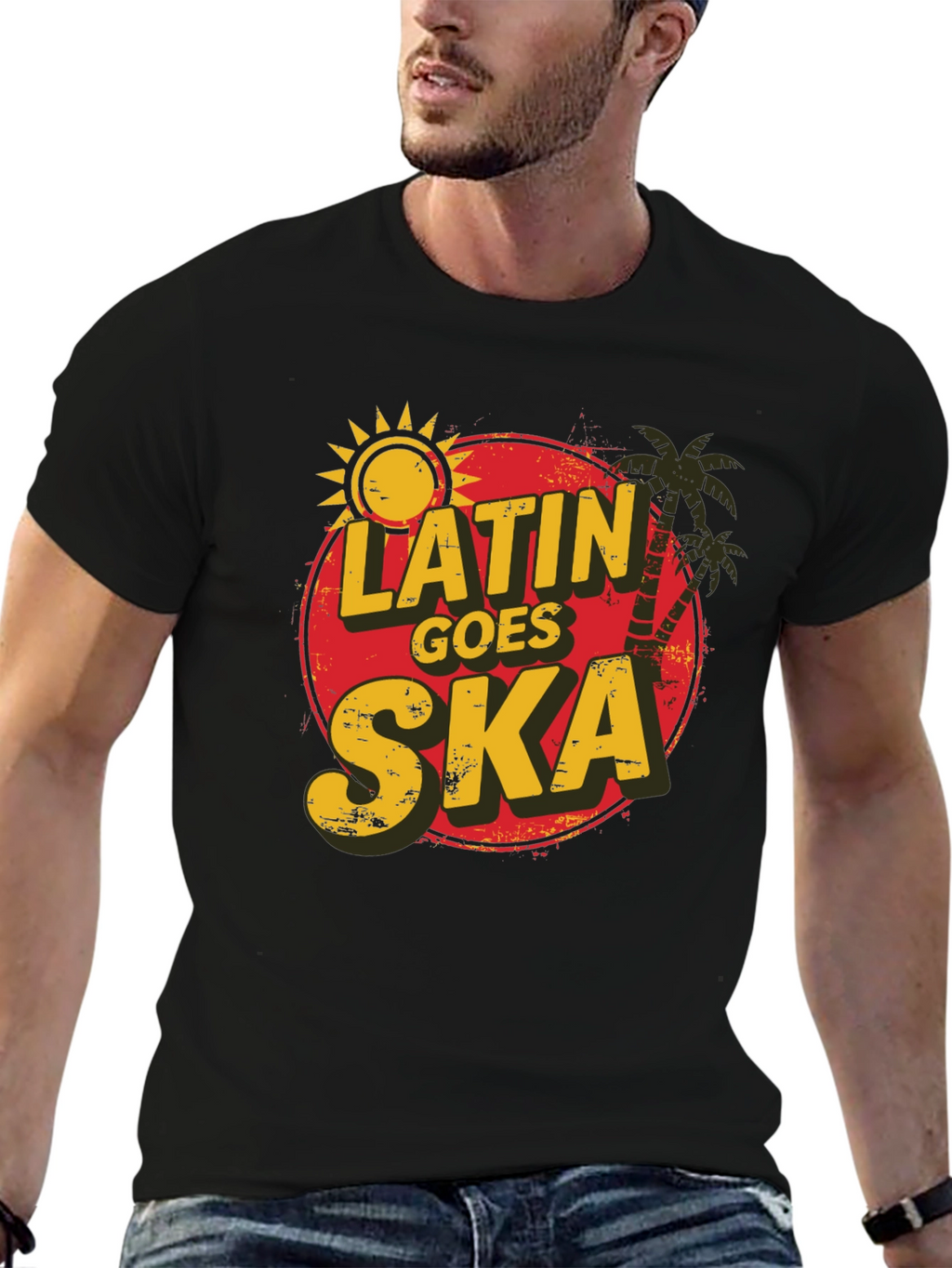 Latin Goes Ska Graphic Tee - Retro Style