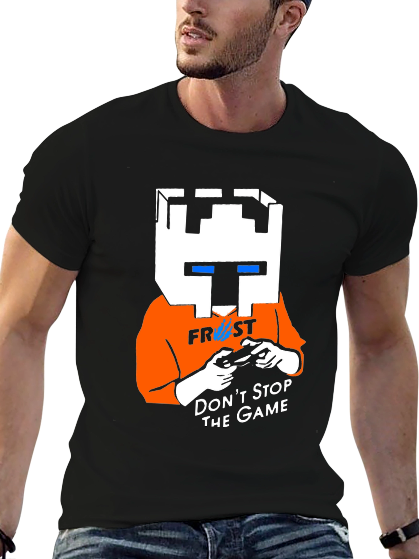 Frost Gaming T-Shirt - Dont Stop the Game!