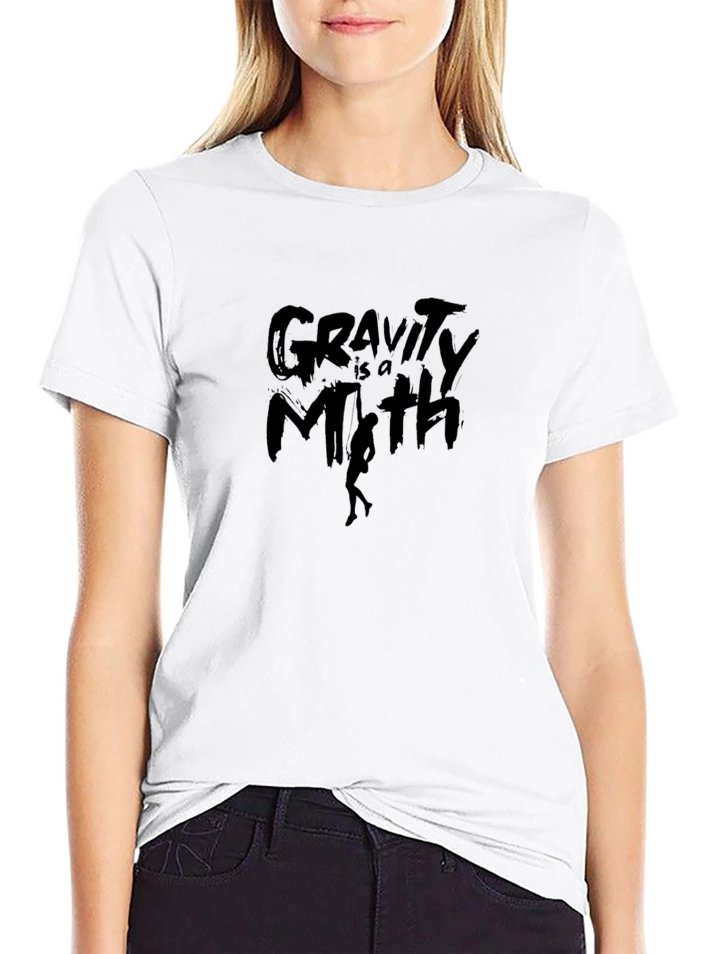 Gravity is a Myth Black Graphic Tee
