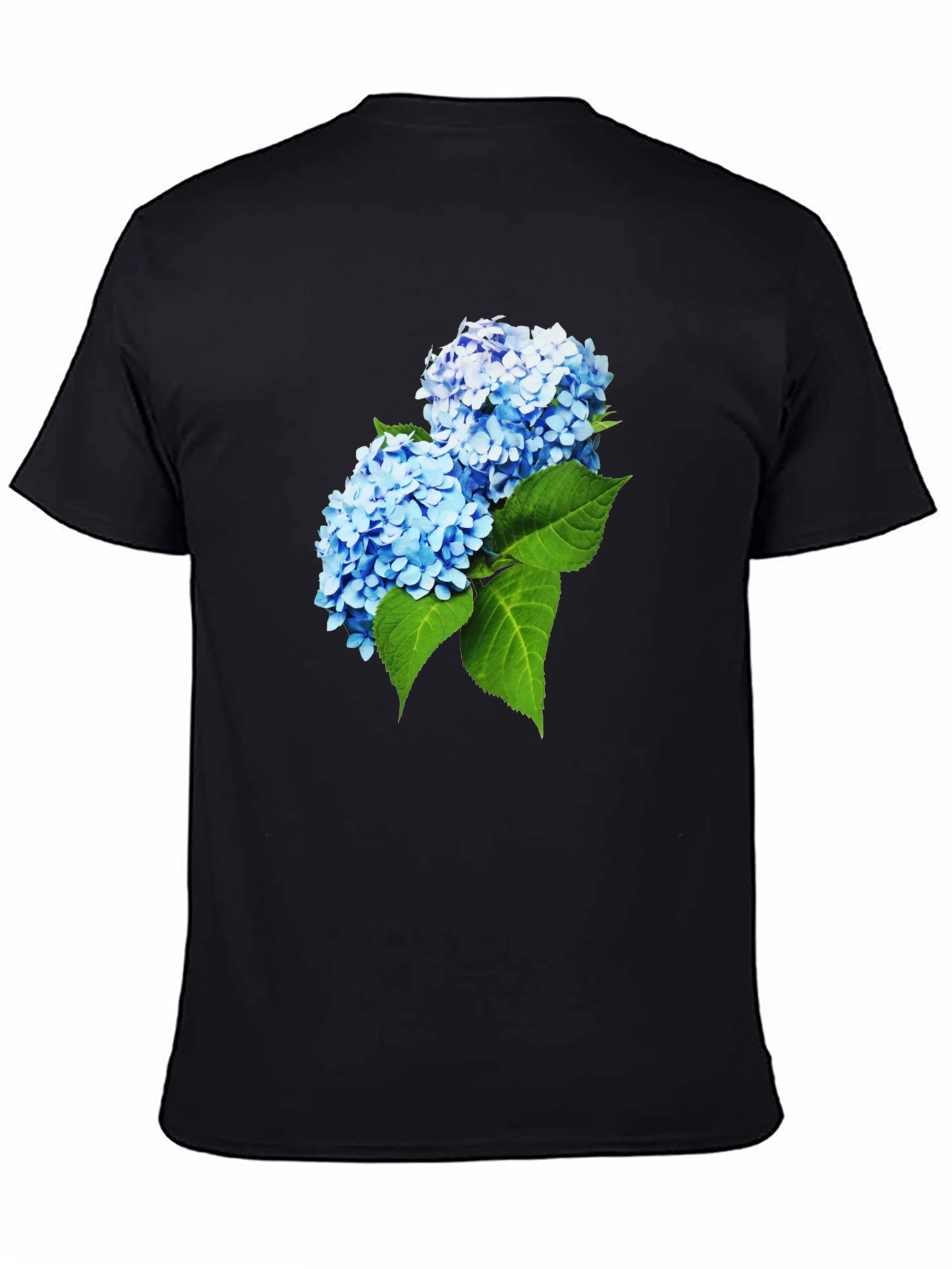 Hydrangea Flower Graphic T-Shirt - Stylish Mens Tee