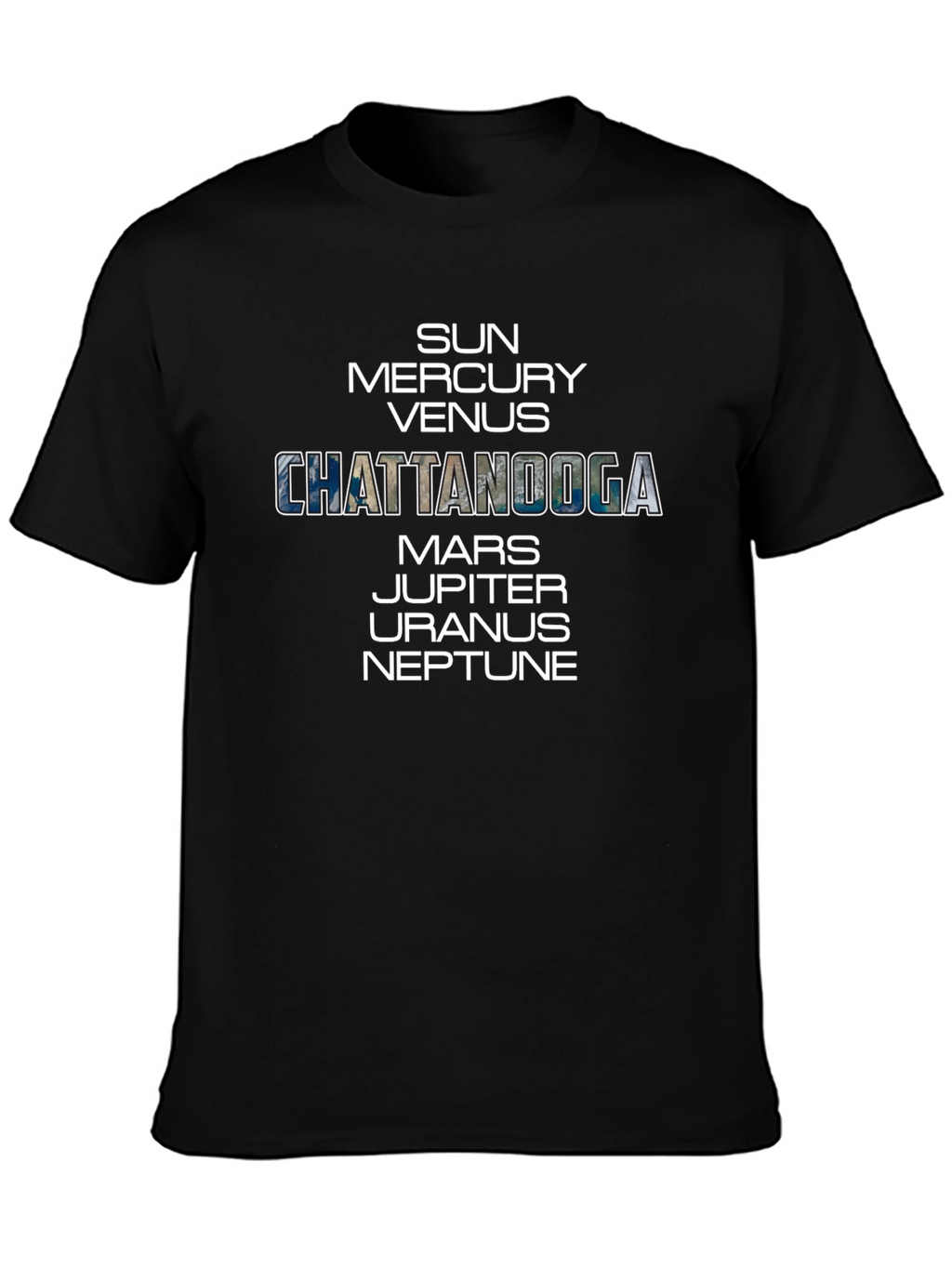 Chattanooga Planets T-Shirt - City Pride Tee