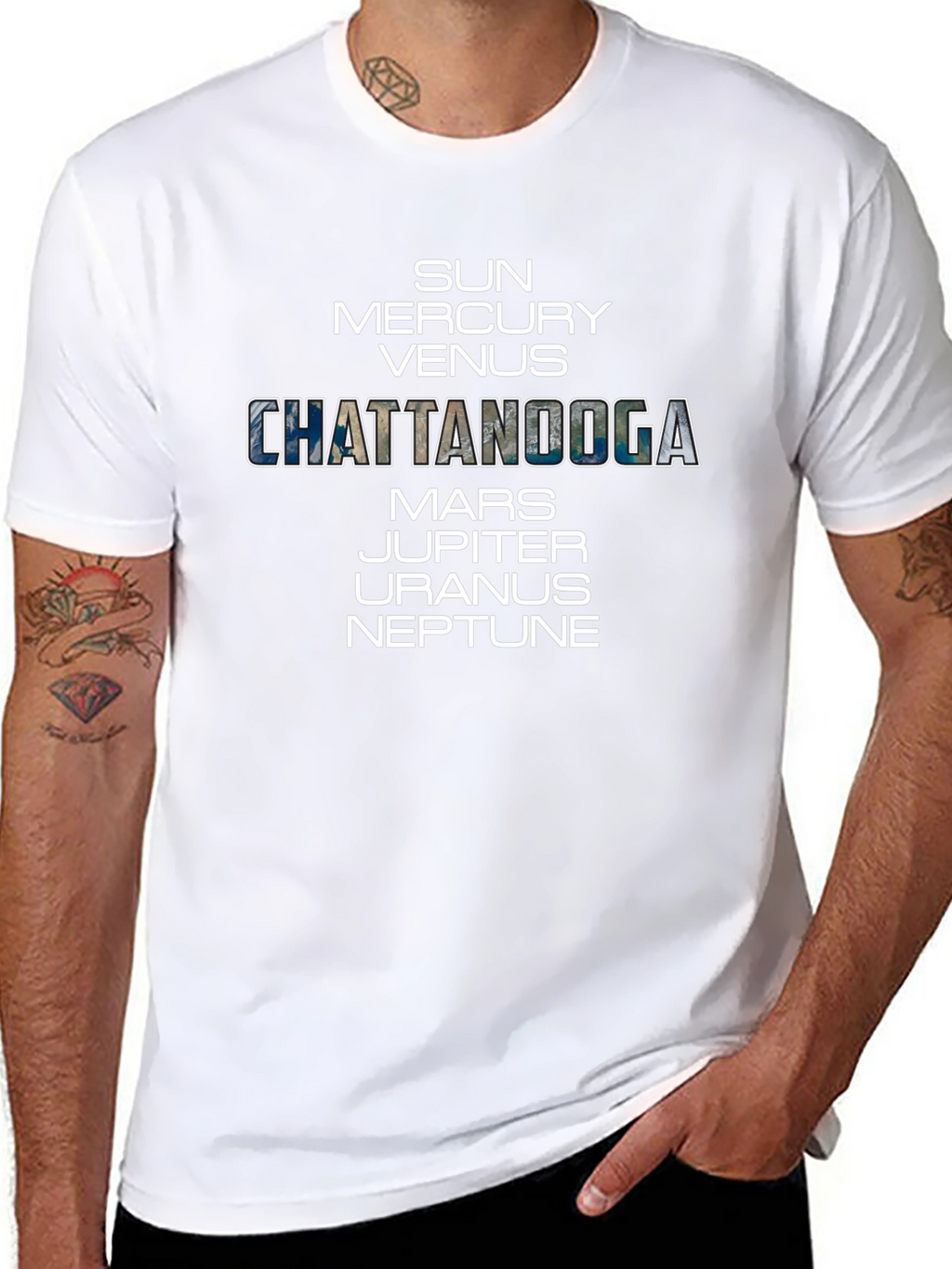 Chattanooga Planets T-Shirt - City Pride Tee