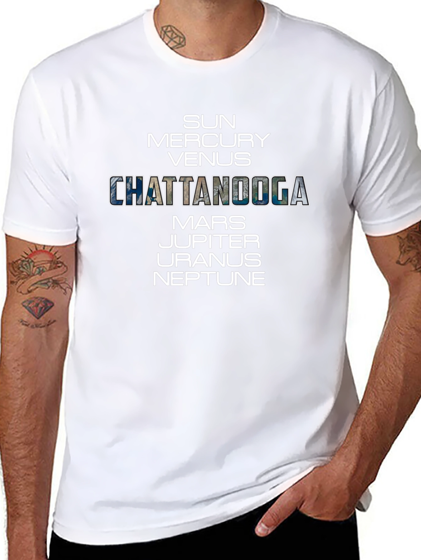 Chattanooga Planets T-Shirt - City Pride Tee
