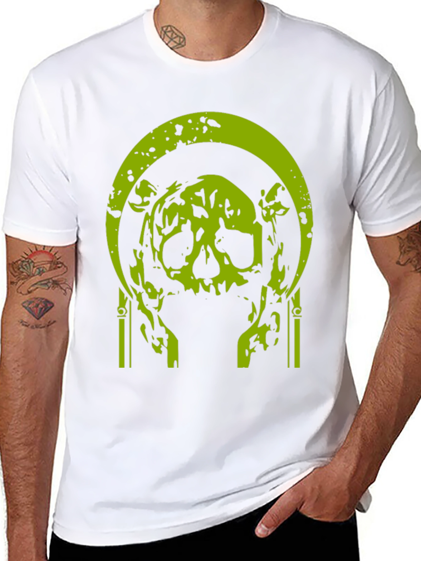 Skull Graphic Tee - Grunge Style