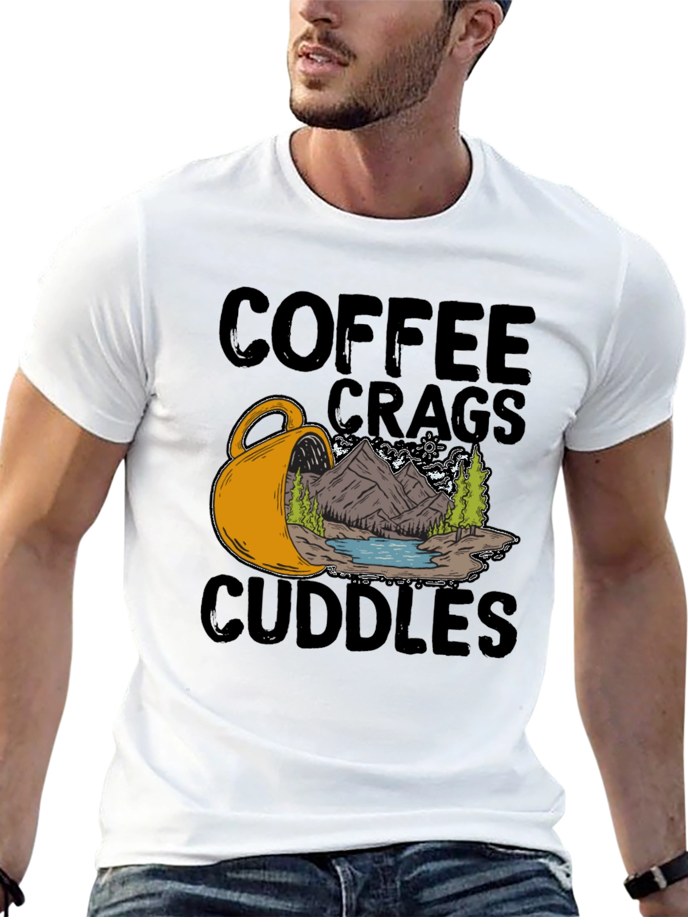 Coffee Crags Cuddles Graphic Tee