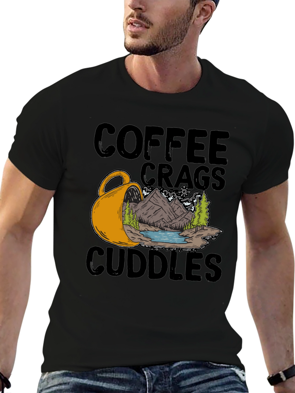 Coffee Crags Cuddles Graphic Tee