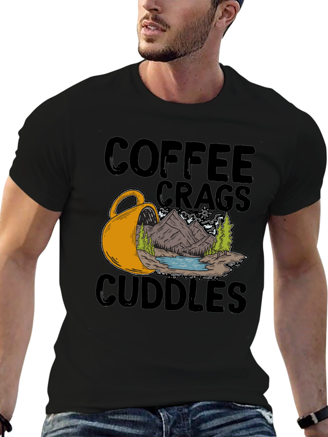 Coffee Crags Cuddles Graphic Tee