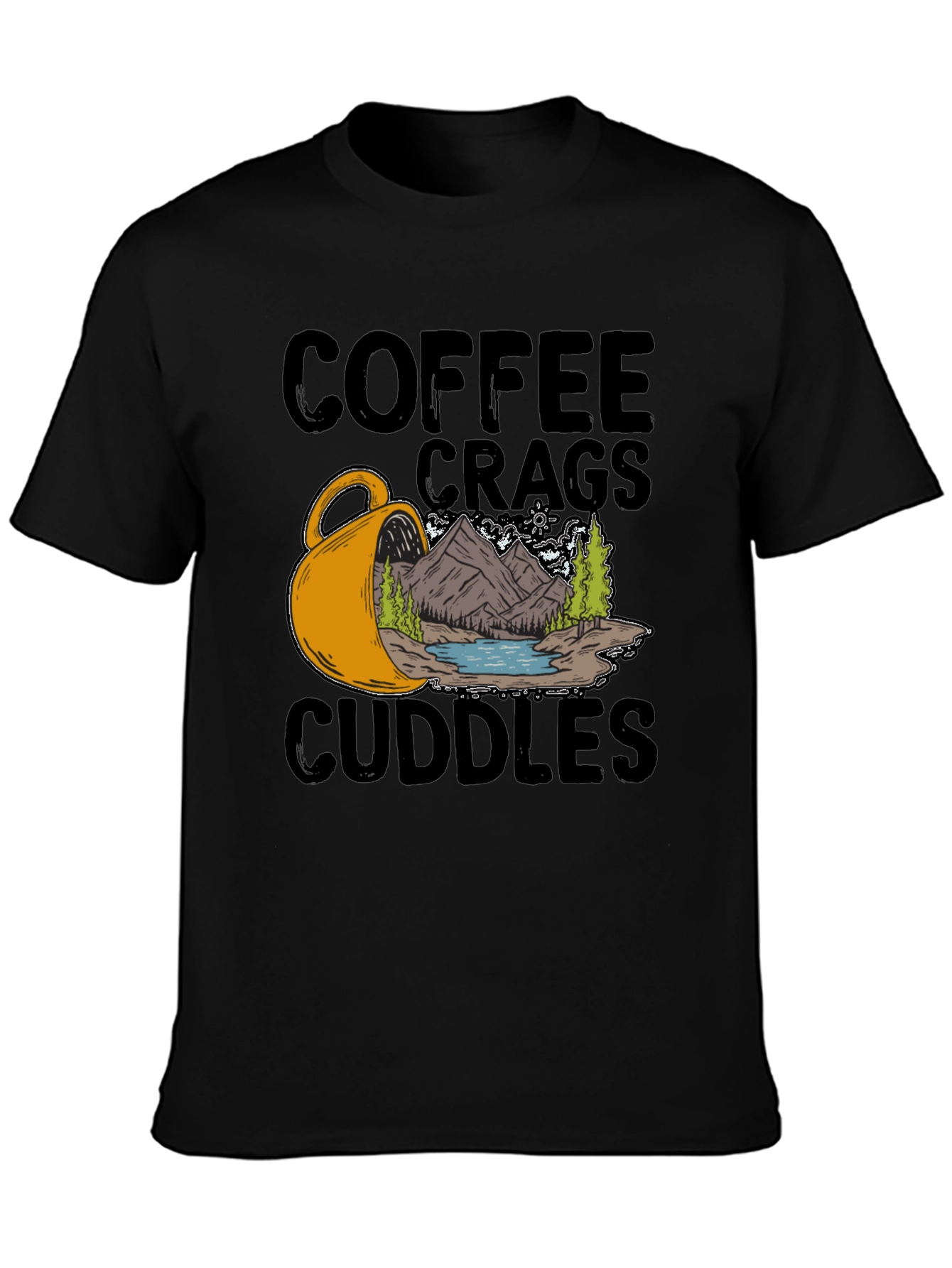 Coffee Crags Cuddles Graphic Tee