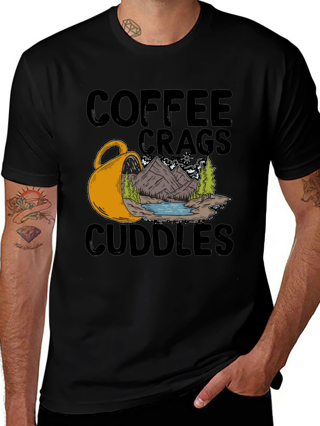 Coffee Crags Cuddles Graphic Tee