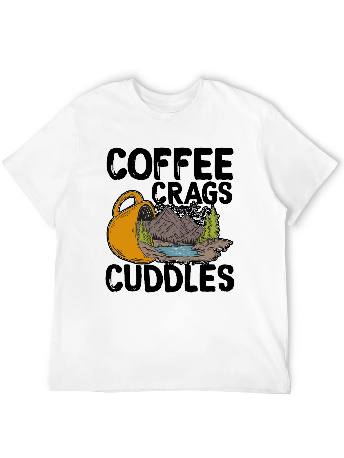 Coffee Crags Cuddles Graphic Tee