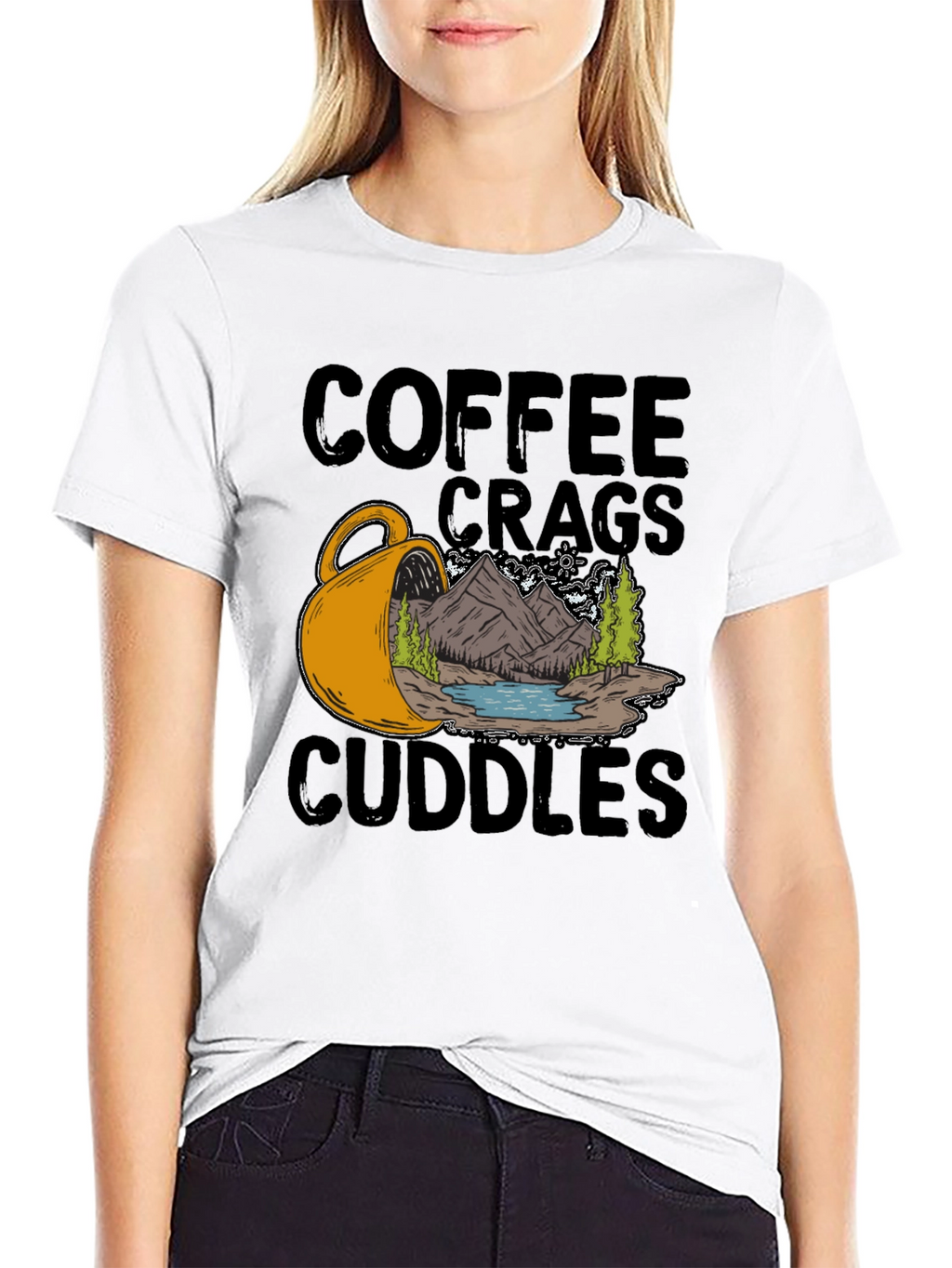 Coffee Crags Cuddles Graphic Tee