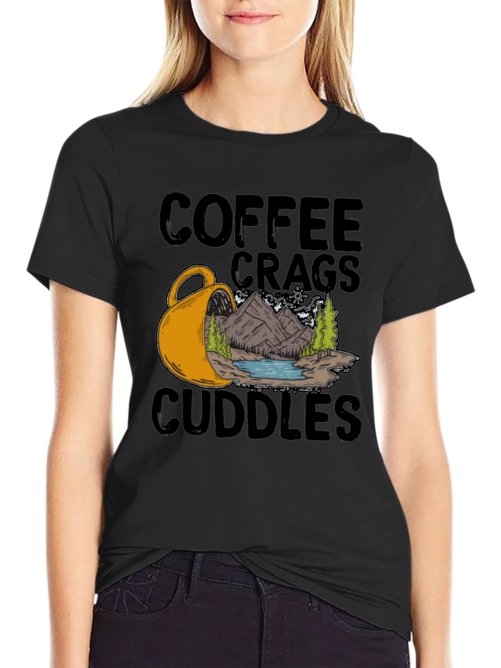 Coffee Crags Cuddles Graphic Tee