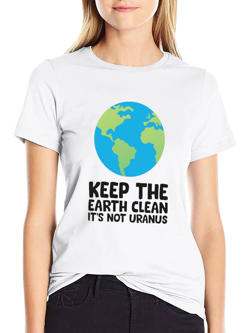 Keep Earth Clean T-Shirt: Eco-Friendly Planet Tee